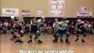 Roller Derby Rules San Diego Derby Dolls [upl. by Loresz]