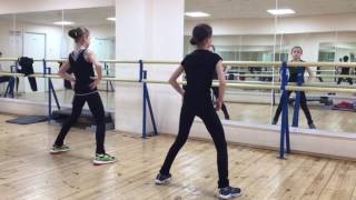 Anna Shcherbakova and Alexandra Trusova dance training [upl. by Ettenwahs664]