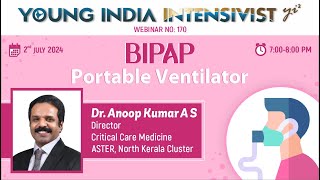 BIPAP bilevel small portable ventilators   DR ANOOP KUMAR [upl. by Nillek]