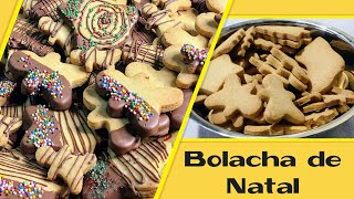 BOLACHA DE NATAL BANHADA NO CHOCOLATE [upl. by Kahler101]