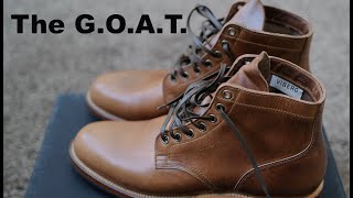 New Viberg Service Boots in Natural Chromexcel Unboxing [upl. by Sera]