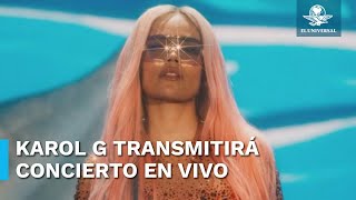 Karol G se despide de su gira Mañana Será Bonito con concierto en vivo a través de YouTube [upl. by Neelahtak29]