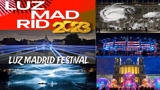 LUZ MADRID 2023 Madrid International Light Festival For 3 Nights Only Espanyolang Hilaw [upl. by Elamef660]