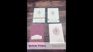 Quick Video  Stars at Night bundle by Stampin’ Up [upl. by Kory]