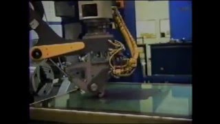 Automated Tape Laying  3 inch thermoset panel [upl. by Mulac]