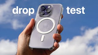 Apple iPhone 14 Pro Clear Case  Drop Test [upl. by Dorrehs841]