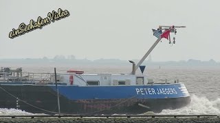 inland tanker PETER JAEGERS DH2516 MMSI 211536330 Emden merchant vessel Binnenschiff [upl. by Eanom]