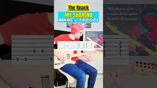 The Knack  My Sharona Main Riff Guitar Lesson  Tab  Tutorial guitar tutorial [upl. by Llertal630]