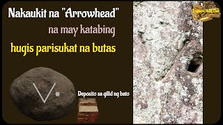 Engraved Arrowhead with Square Shaped Hole  Philippine Treasure Hunting [upl. by Edrei622]