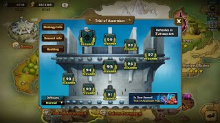 Summoners War 2024  Trial Of Ascension Normal  Floor 1100 Auto FL199 summonerswar sw [upl. by Glassman]