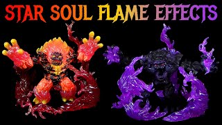 Star Soul Flame Effects für Actionfiguren  Flammen Diorama  Burning Flame Effect  Rot amp Violett [upl. by Ydnil]