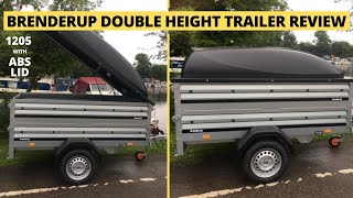 Brenderup 1205 Double Height with Abs Lid Trailer FULL REVIEW [upl. by Bary]