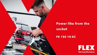 FLEX PE 150 18EC – Cordless Power for Maximum Removal Efficiency [upl. by Grassi581]