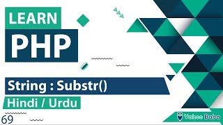 PHP String Substr Function Tutorial in Hindi  Urdu [upl. by Anaiek]