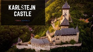 Karlštejn Castle  Gothic Castle near Prague Czech Republic [upl. by Selym]