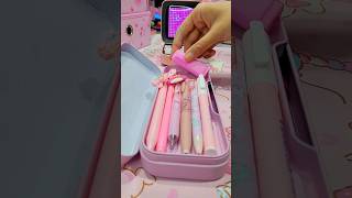 🌸💗 Pink Stationery Reorganization ASMR schoolsupplies [upl. by Bohrer]