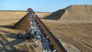 Finlay 683 Supertrak Screen Plant w Superior PS110 Stacker Gravel [upl. by Yaral]