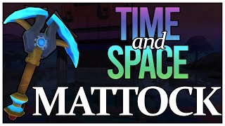 Buying the Mattock of Time and Space in Runescape for 500M [upl. by Einhorn]