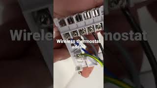 Esi wireless thermostat add to Worcester combi boiler [upl. by Delly]