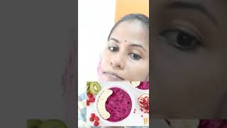 Dragon fruit facialFruit facialSunni Pindi loversNatural facials are best everDorasanidesigners [upl. by Netsud]