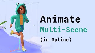 How to create 3D multiscenes and import animations with Spline [upl. by Yeloc]