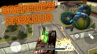 Tanki Online Epic OMP Parkour Fly With New Grenades🥵 [upl. by Trebbor]