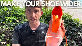 How to WIDEN the Forefoot of Shoes  Lacing Techniques Anta C202 [upl. by Fisk]