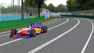 rfactor 1 hot lap Melbourne Mastercard Lola Ford T9730 [upl. by Deyas]