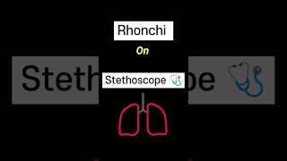 Rhonchi On stethoscope 🩺 Lung sound neetpg fmge aiims medicalstudent [upl. by Rehpotsirhc474]