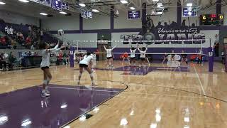 PLAYOFF KCA Volleyball vs Christ Academy Wichita Falls 11142024 [upl. by Noletta]