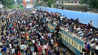 Bangladesh Eid holidaymakers start leaving Dhaka en masse  AFP [upl. by Alejandrina24]