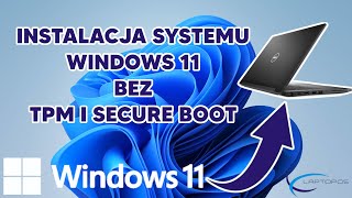 Laptopos  Instalacja systemu windows 11 bez konta microsoft tpm i secure boot [upl. by Ecnerrot]