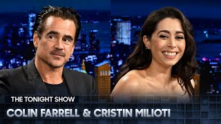 Colin Farrell and Cristin Milioti Talk Colins Unrecognizable Transformation for The Penguin [upl. by Iinden]