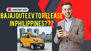 Bajaj qute EV in Philippines [upl. by Brittnee]