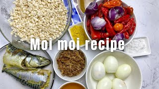 I Made Moi Moi Without Leaves Beans  moi moi moi moi recipe christmas [upl. by Nawoj744]