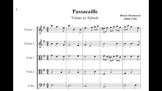 Desmarest Henry 16611741 Passacaille from the Opera quotVénus et Adonisquot 1697 [upl. by Notlrak]