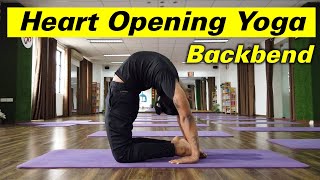 Heart Opening Yoga For Intermediate Yoga Practitioner Based on Backbend Yogasana  Yograja [upl. by Hermon376]