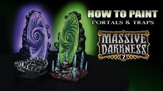 How to Paint Traps amp Portals Massive Darkness 2 [upl. by Otti]