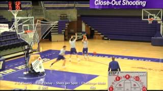 Basketball Shooting Machine  CloseOut Shooting Drill [upl. by Ecirual424]