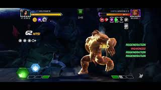 MCoC Jessica Jones vs Sasquatch on node 38 provocateur ebb flow knockdown right back at it [upl. by Karena352]