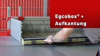 Balkonplatten als Fertigteil mit Aufkantungen amp Egcobox® Kragplattenanschlüssen [upl. by Ibson]