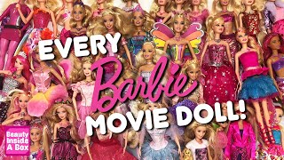 EVERY Barbie Movie Doll Full Collection 20012020 [upl. by Aninep116]