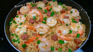 Arroz con Camarones Jambalaya [upl. by Susumu30]