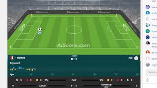 Feyenoord  Ajax live broadcast 🔴 with detailed visual and text effects 2024 [upl. by Claudette]