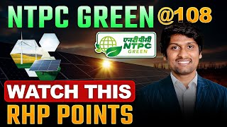 20X Business Growth In Future  NTPC GREEN IPO Analysis [upl. by Birdella]