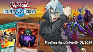 The BEST way to play Infernity in Duel Links right now Fleeting Hand Infernity Replays [upl. by Hanauq]