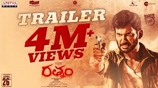 Rathnam Trailer Telugu  Vishal Priya Bhavani Shankar  Hari  Devi Sri Prasad [upl. by Aisena555]