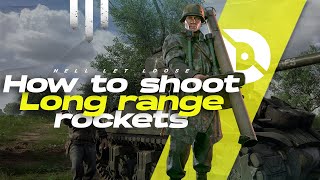 Hell Let Loose how to shoot long range antitank rockets [upl. by Airolg]