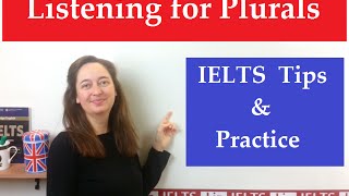 IELTS Listening for Plurals [upl. by Graybill]