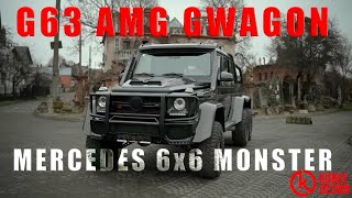 G63 AMG 6x6 converted Mercedes G Wagon overview with all options [upl. by Annayek211]